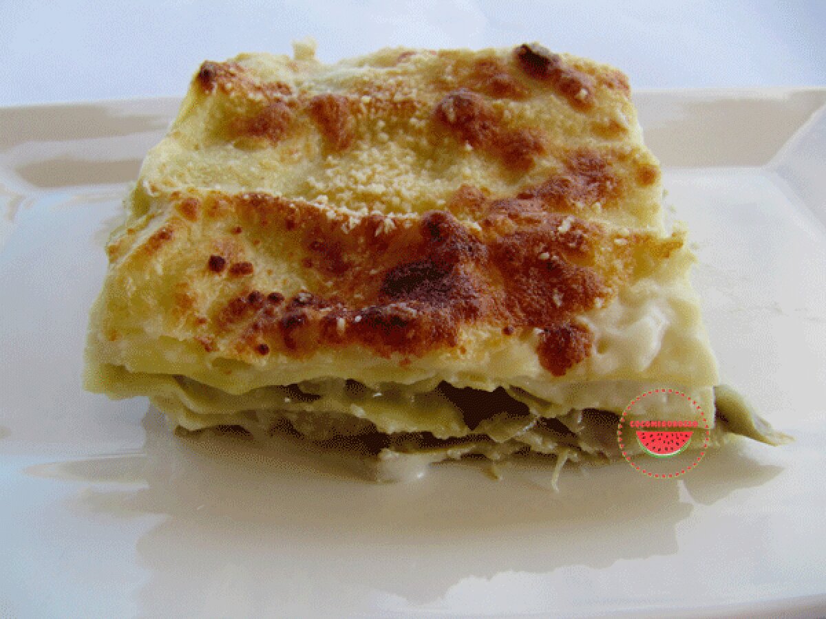Lasagne ai carciofi vegetariane