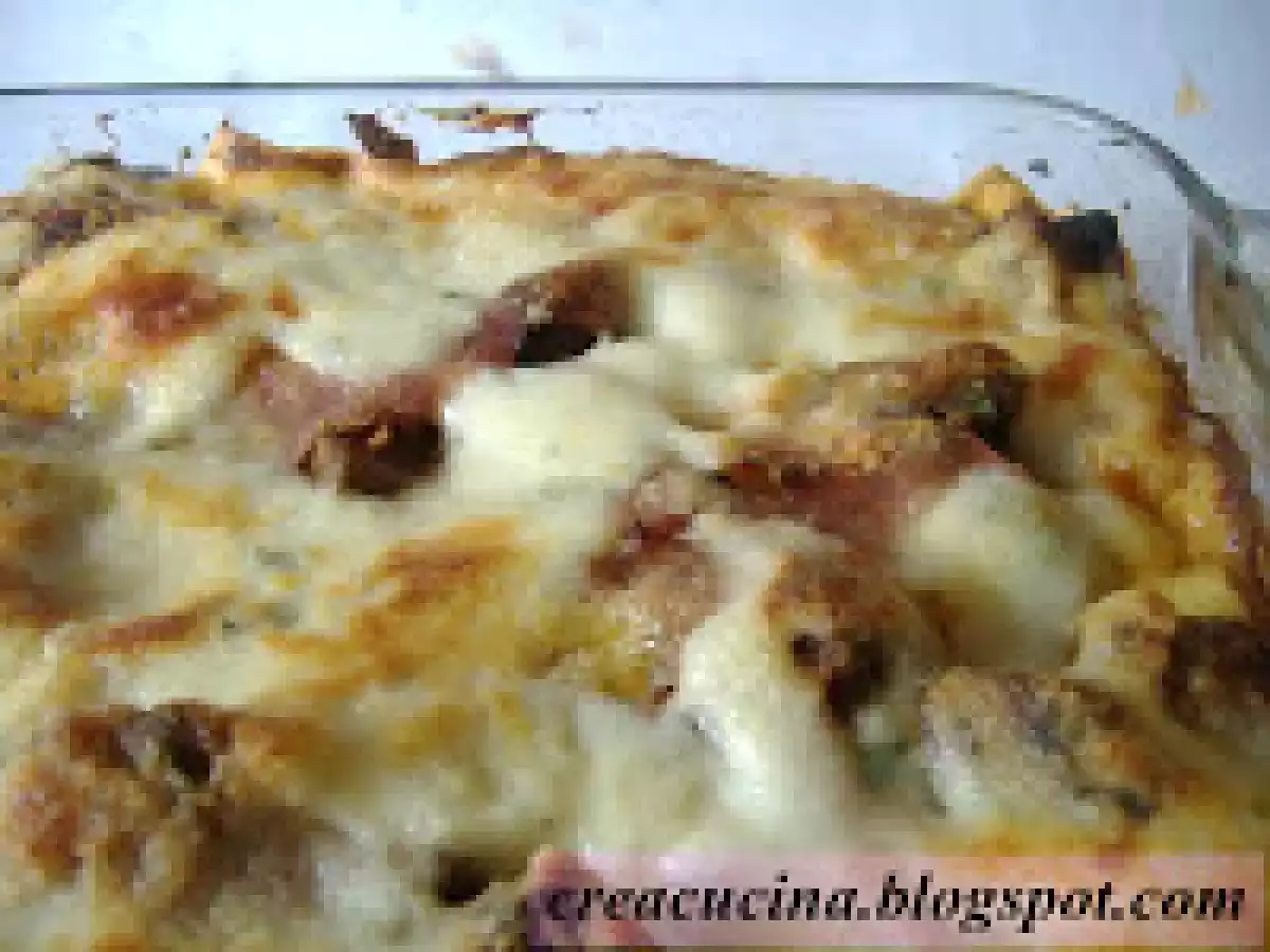 LASAGNE AL FORNO AI FUNGHI E PROSCIUTTO - foto 7
