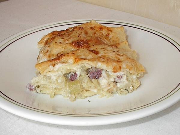 LASAGNE AL FORNO CON BROCCOLI E SALSICCIA