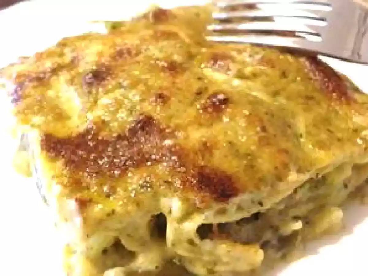Lasagne al pesto con fagiolini e patate