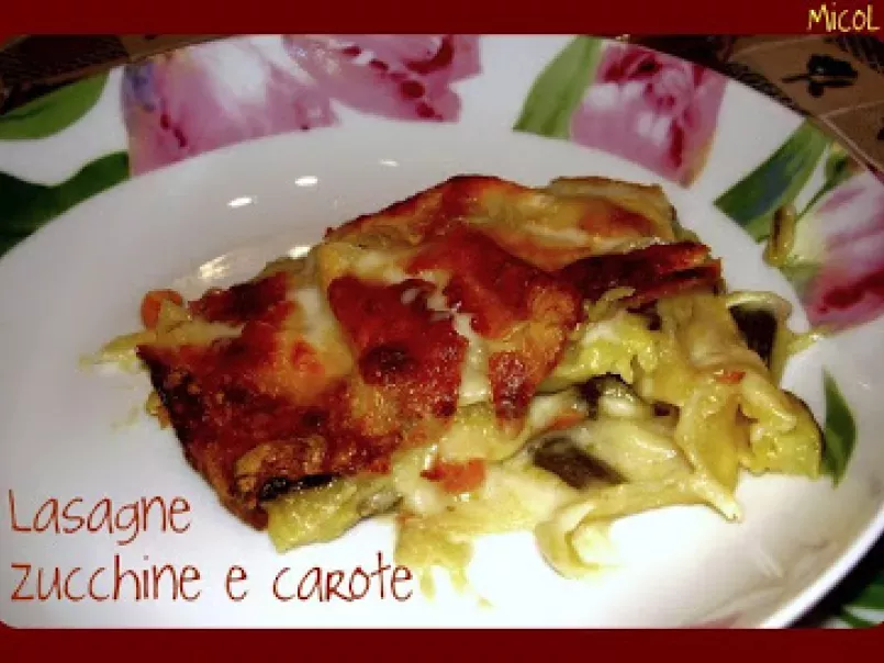 Lasagne alle Zucchine e Carote, foto 1