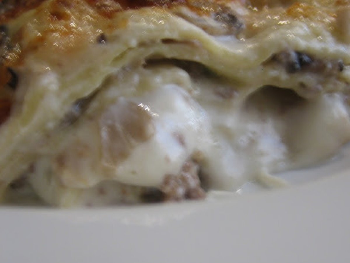 LASAGNE BIANCHE....prova di ingredienti