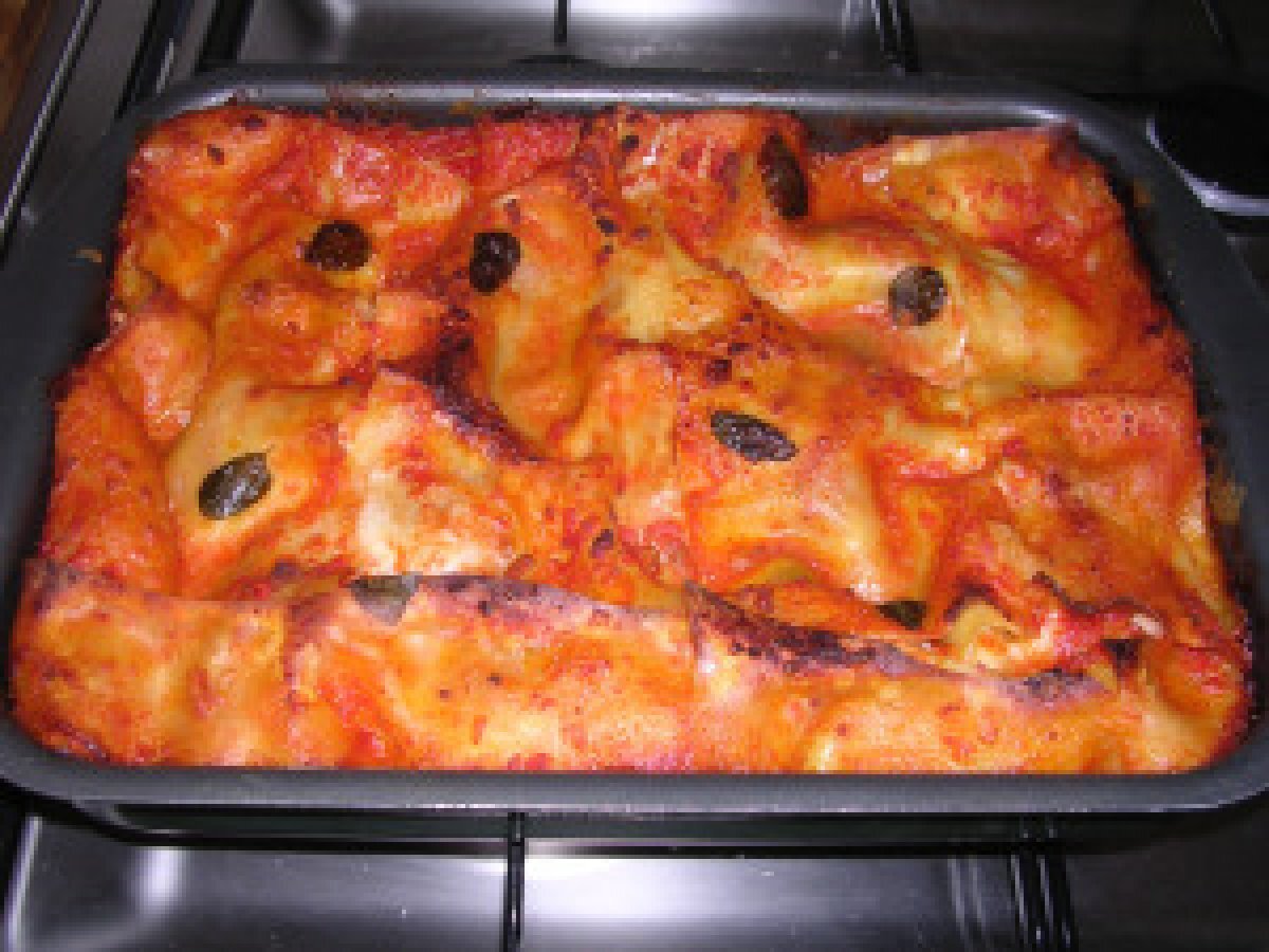 Lasagne classiche mozzarella e basilico