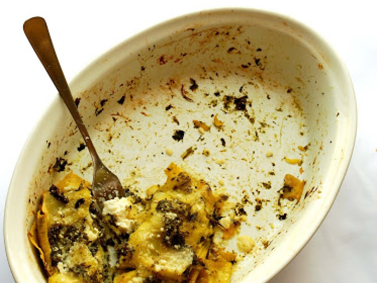 Lasagne con broccoletti e burrata