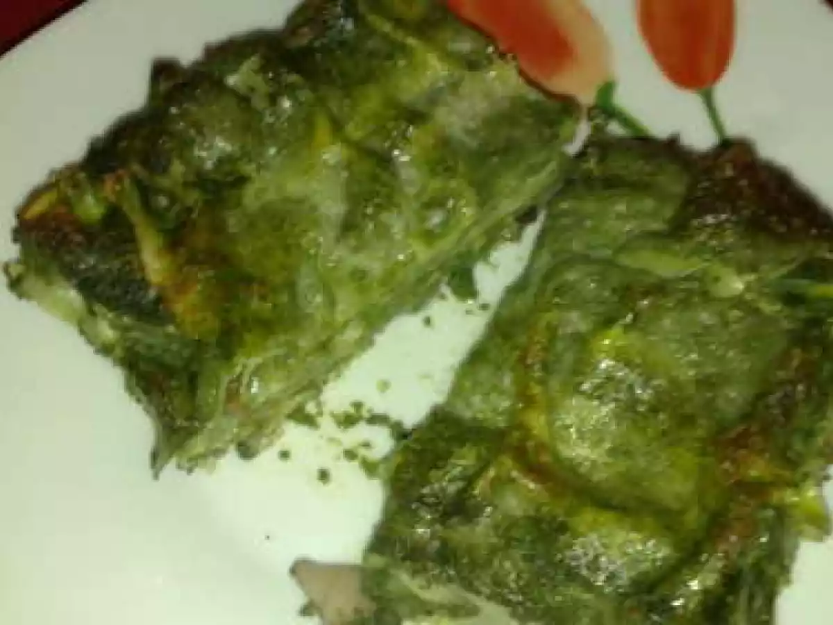 Lasagne con crema di broccoletti e salsiccia