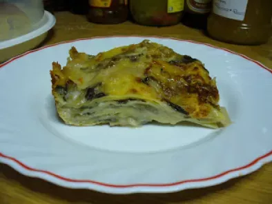 Lasagne con radicchio e gorgonzola
