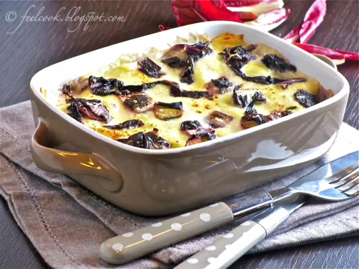 Lasagne con radicchio e Taleggio - foto 2