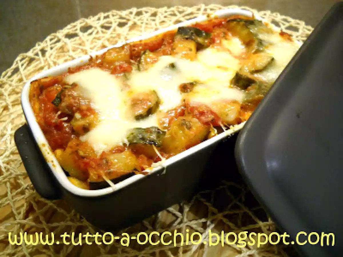 Lasagne con ragù di zucchine