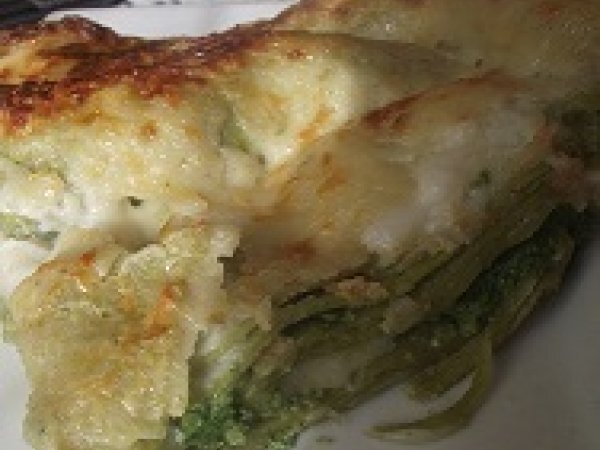 Lasagne con scamorza e spinaci