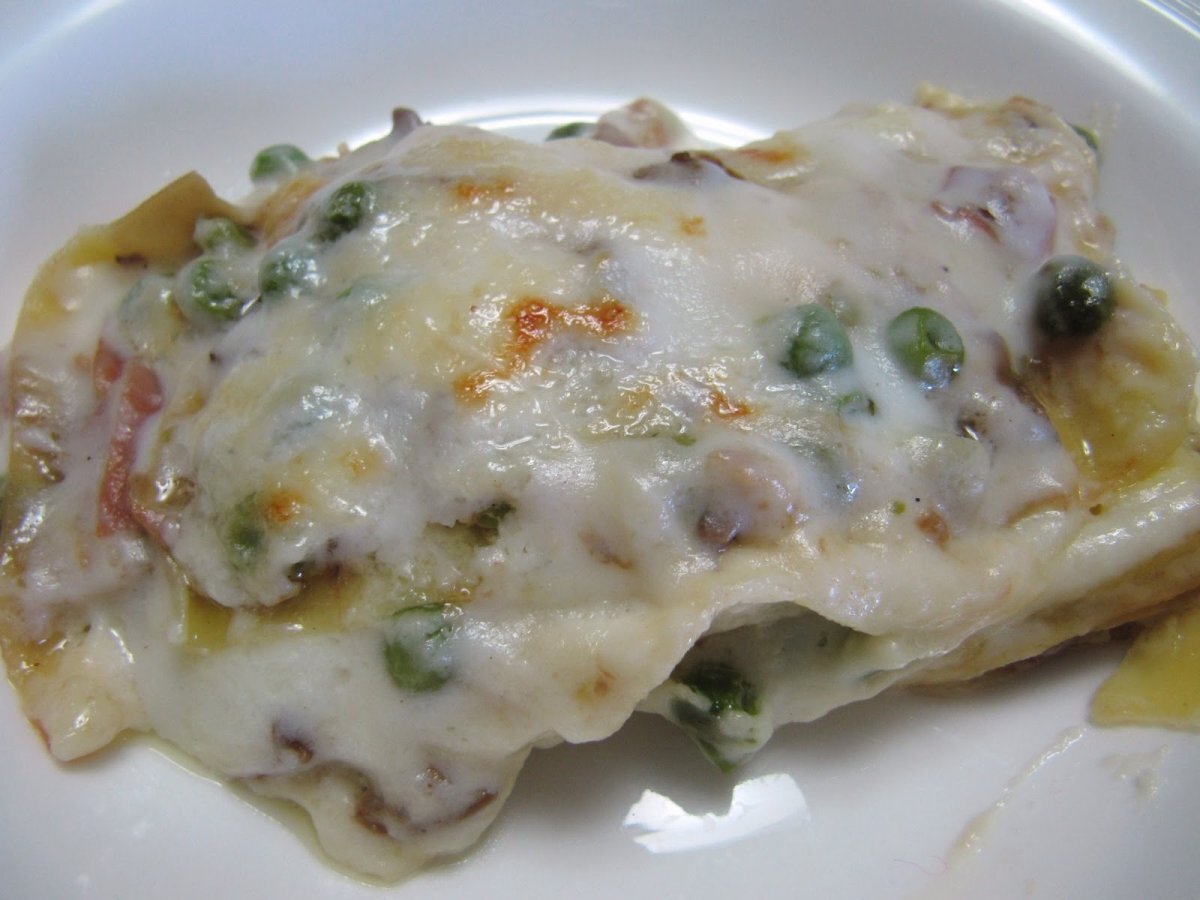 Lasagne con speck e porcini