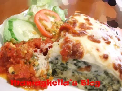Lasagne con spinaci e salsiccia