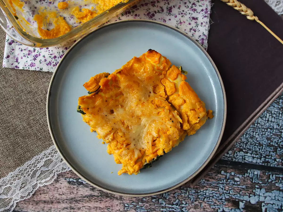 Lasagne con zucca butternut, spinaci e ricotta - foto 4