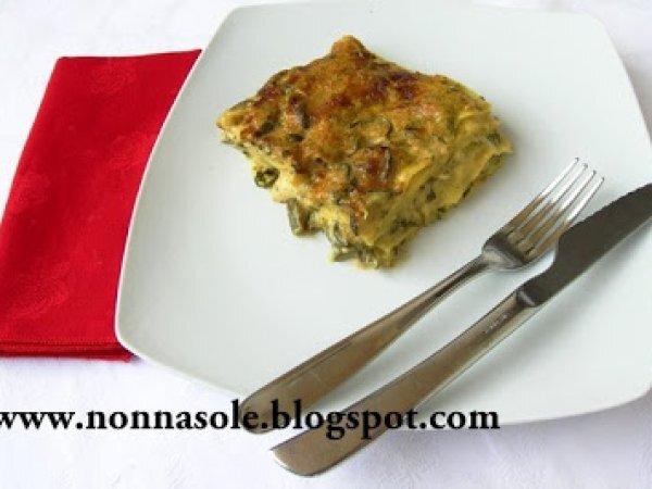 Lasagne con zucchine, squacquerone e......