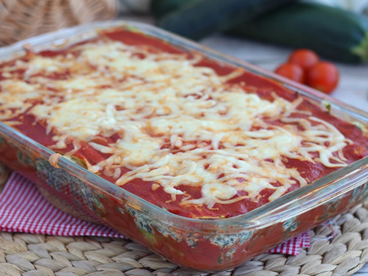 Lasagne di zucchine con ricotta e spinaci - foto 3