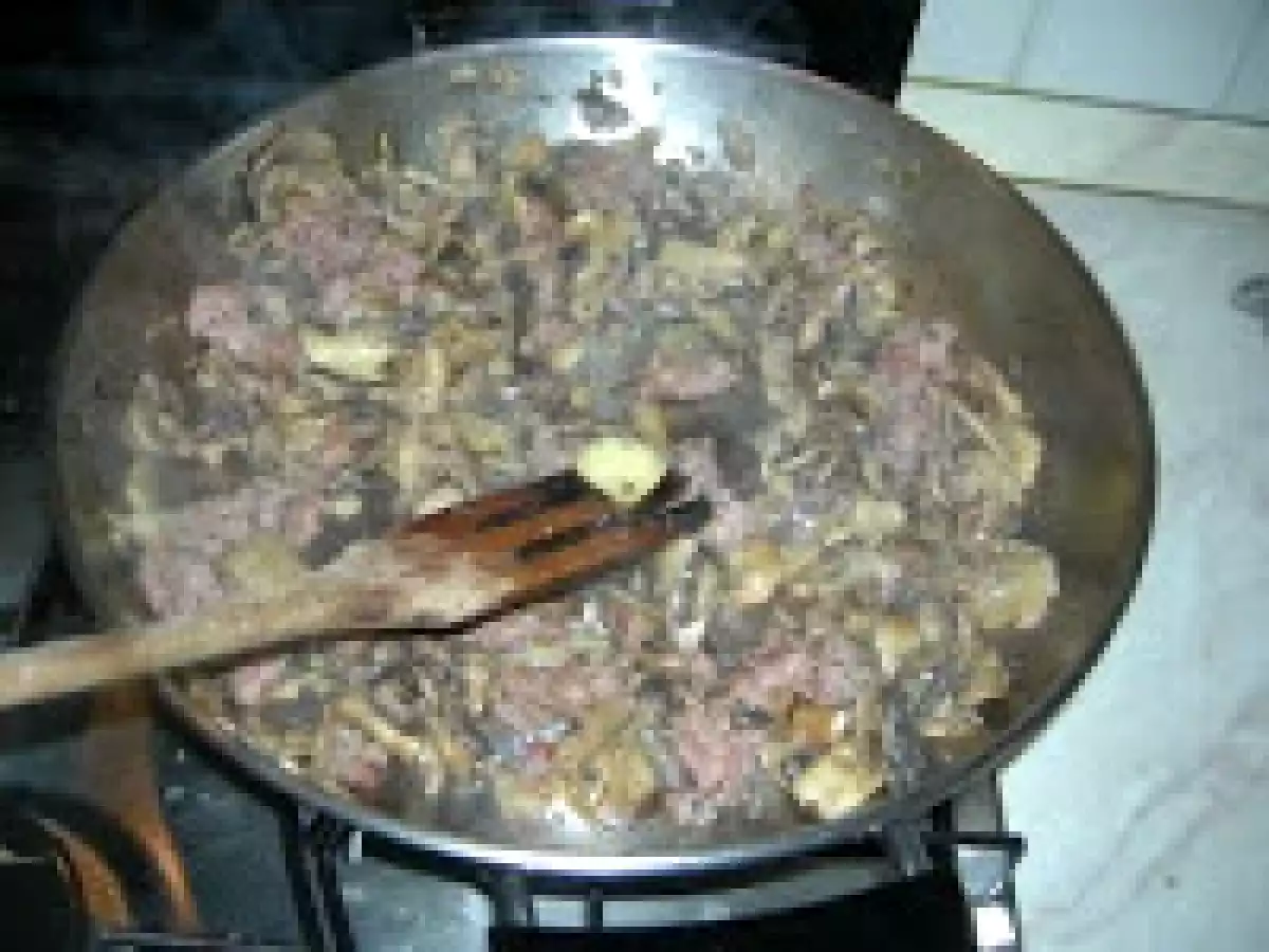 Lasagne funghi, salsiccia e fontina - foto 4