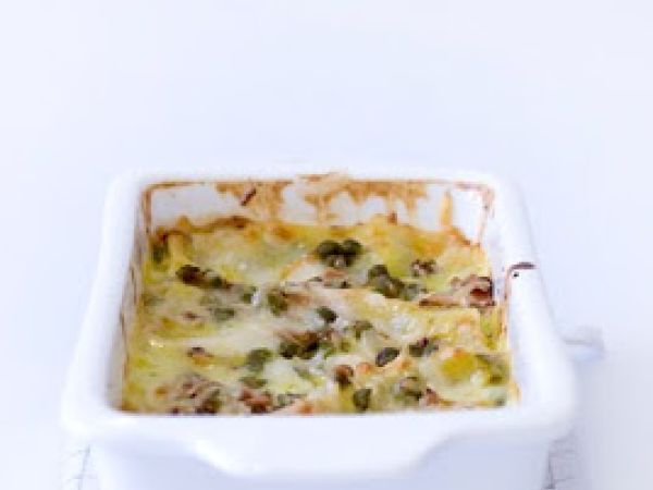 LASAGNE PISELLI MORTADELLA E PISTACCHI