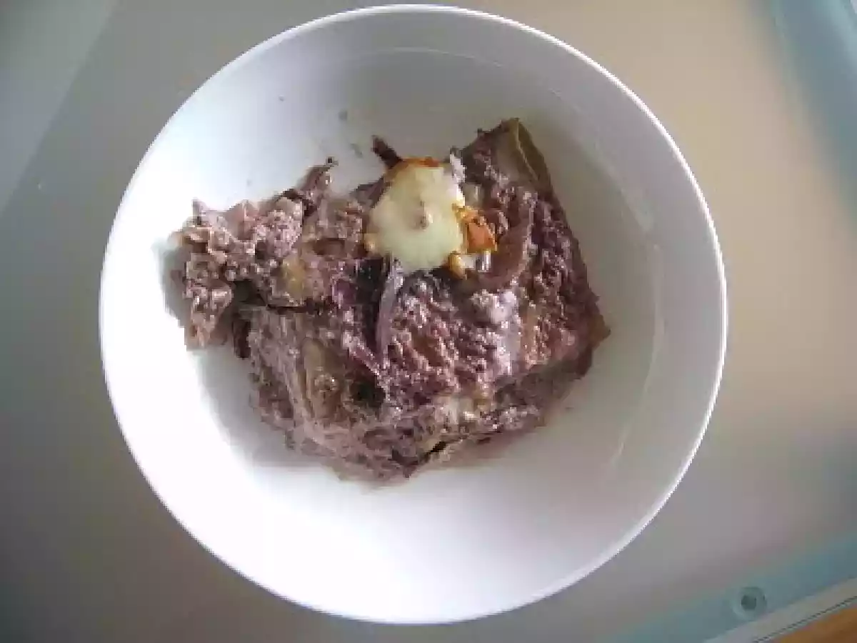 Lasagne radicchio e provola