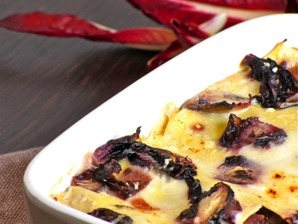 Lasagne radicchio e Taleggio