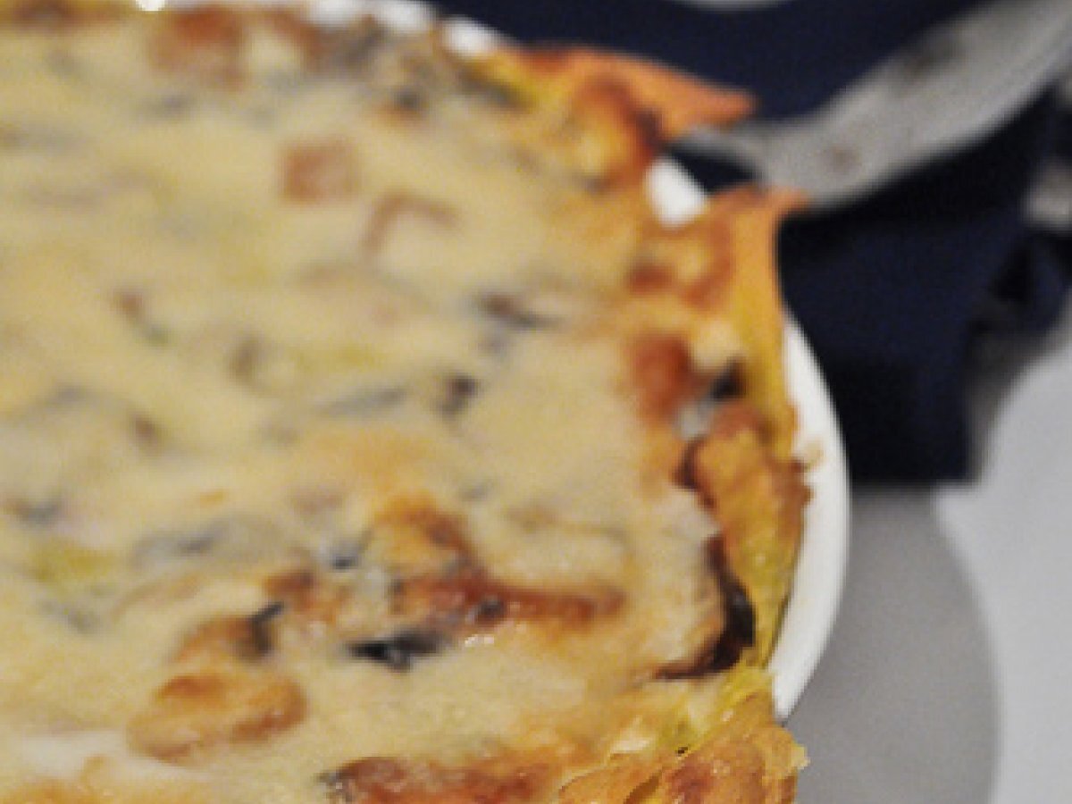 Lasagne radicchio, zucca e stracchino, foto 1