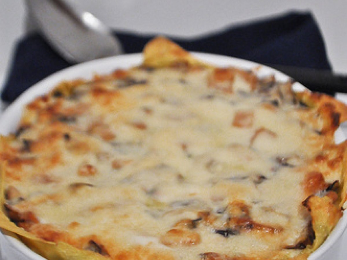 Lasagne radicchio, zucca e stracchino, foto 2