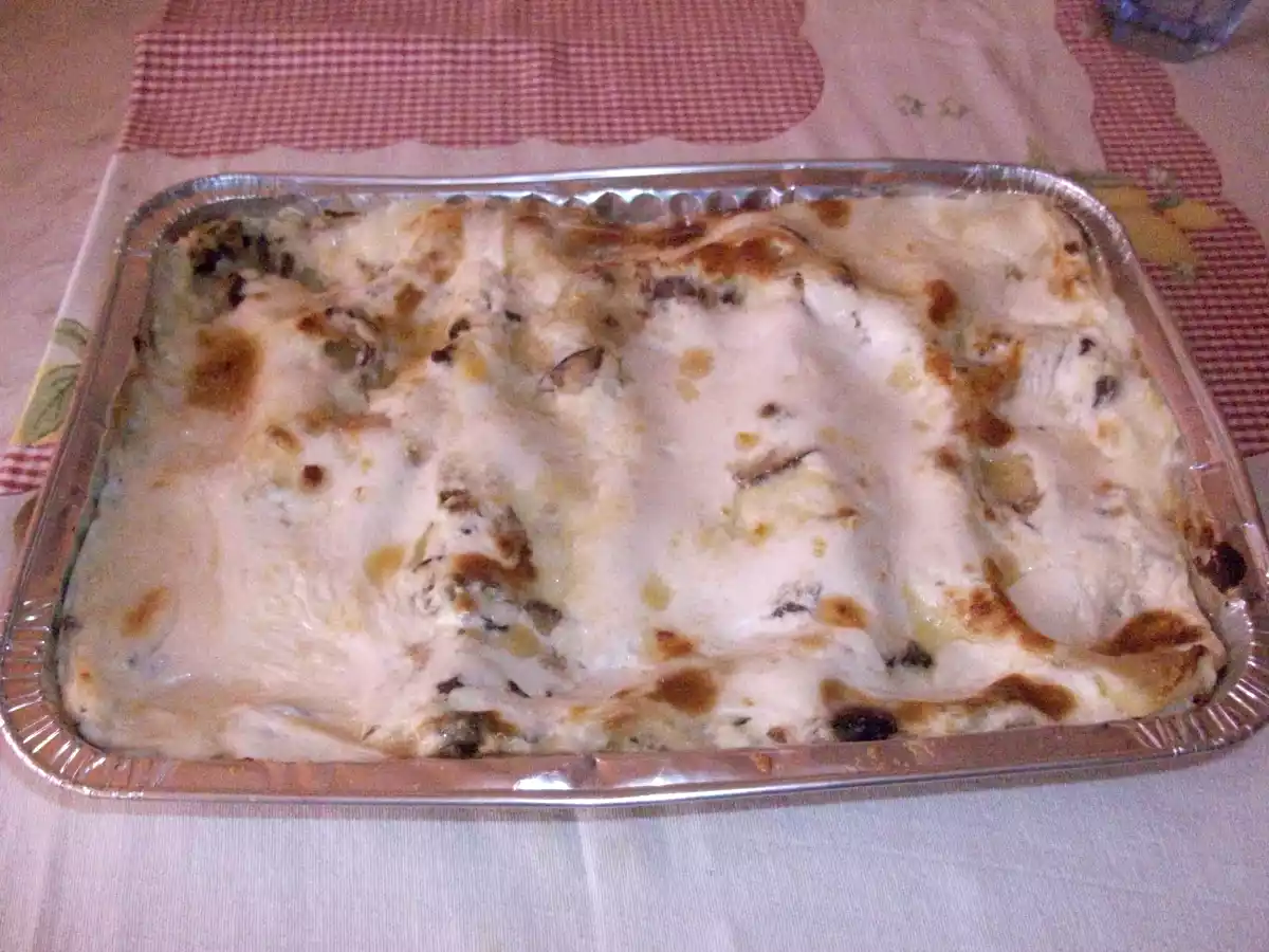 Lasagne ricotta e funghi