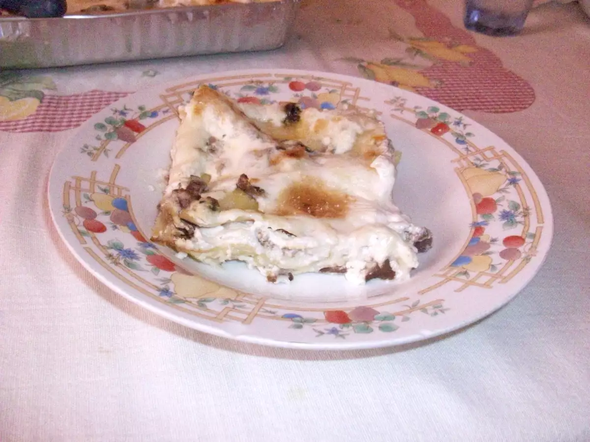 Lasagne ricotta e funghi - foto 2