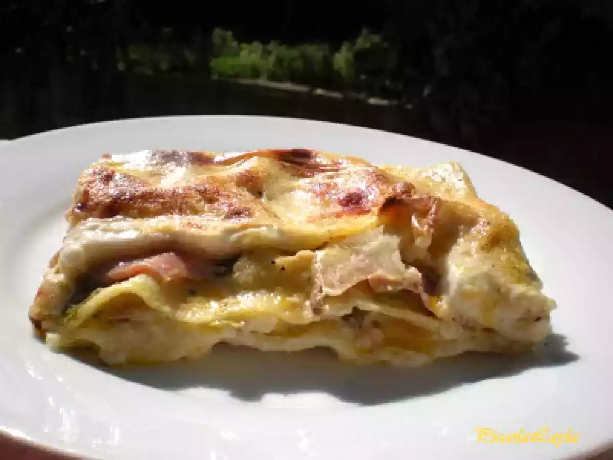 Lasagne velocissime con Funghi in scatola - foto 3