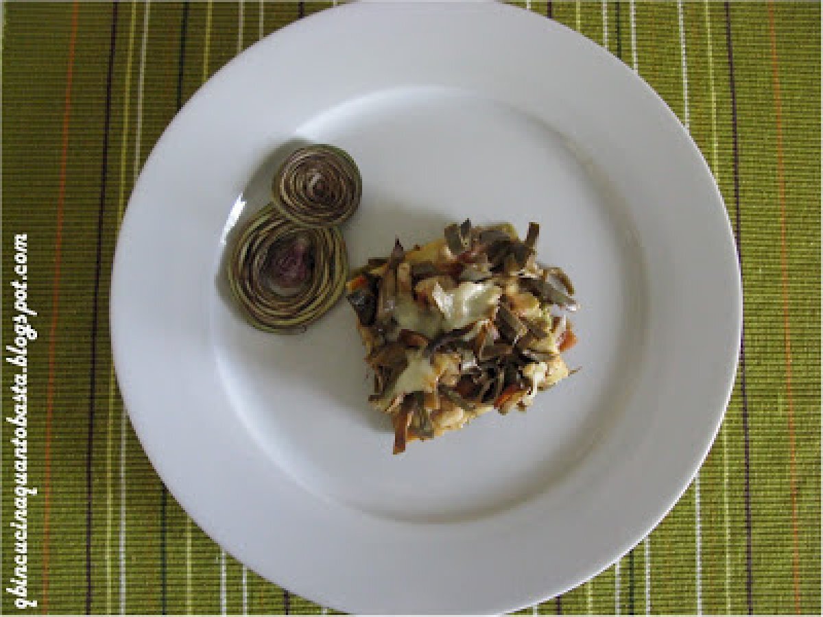 LASAGNETTA CON ORATA E CARCIOFI, foto 2