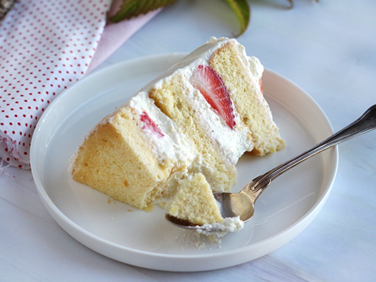 Layer cake alle fragole con crema al mascarpone - foto 7