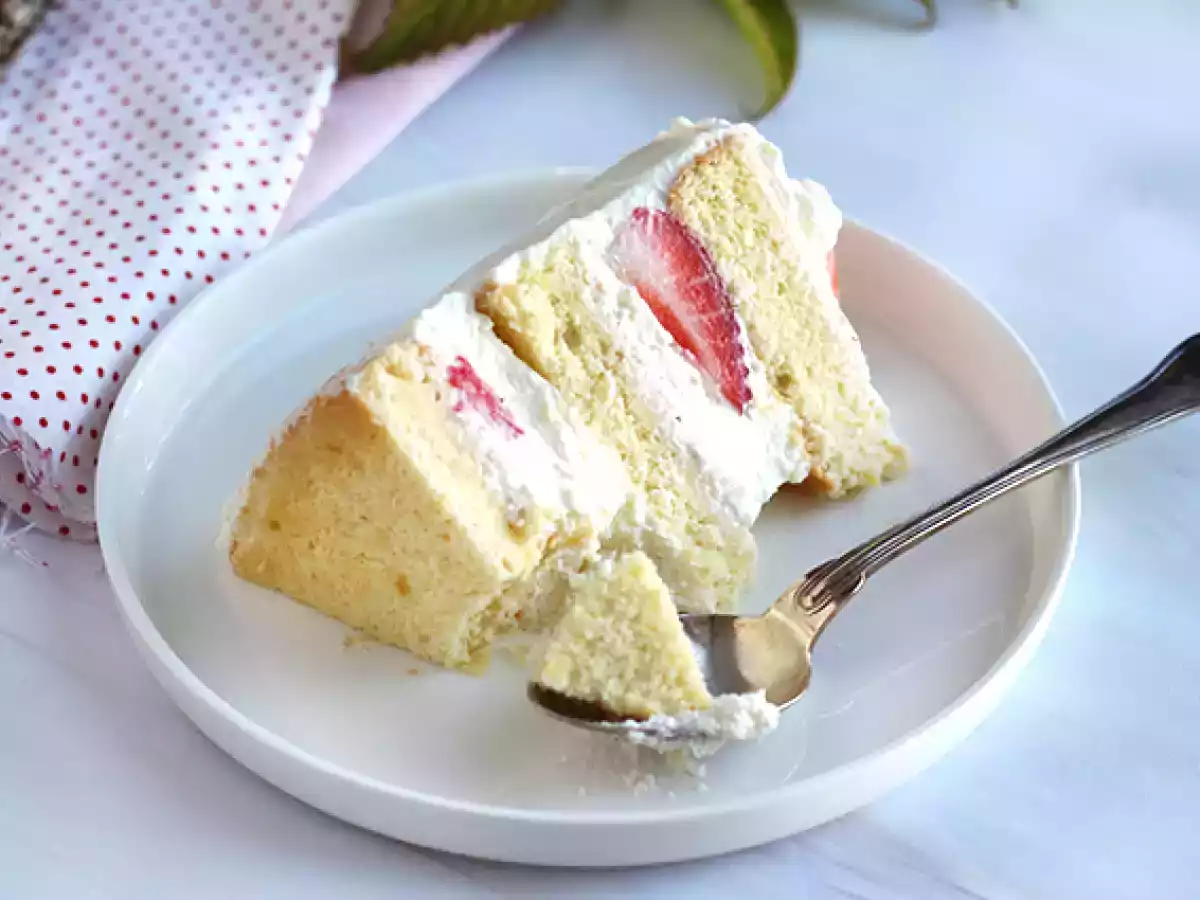 Layer cake alle fragole con crema al mascarpone - foto 7