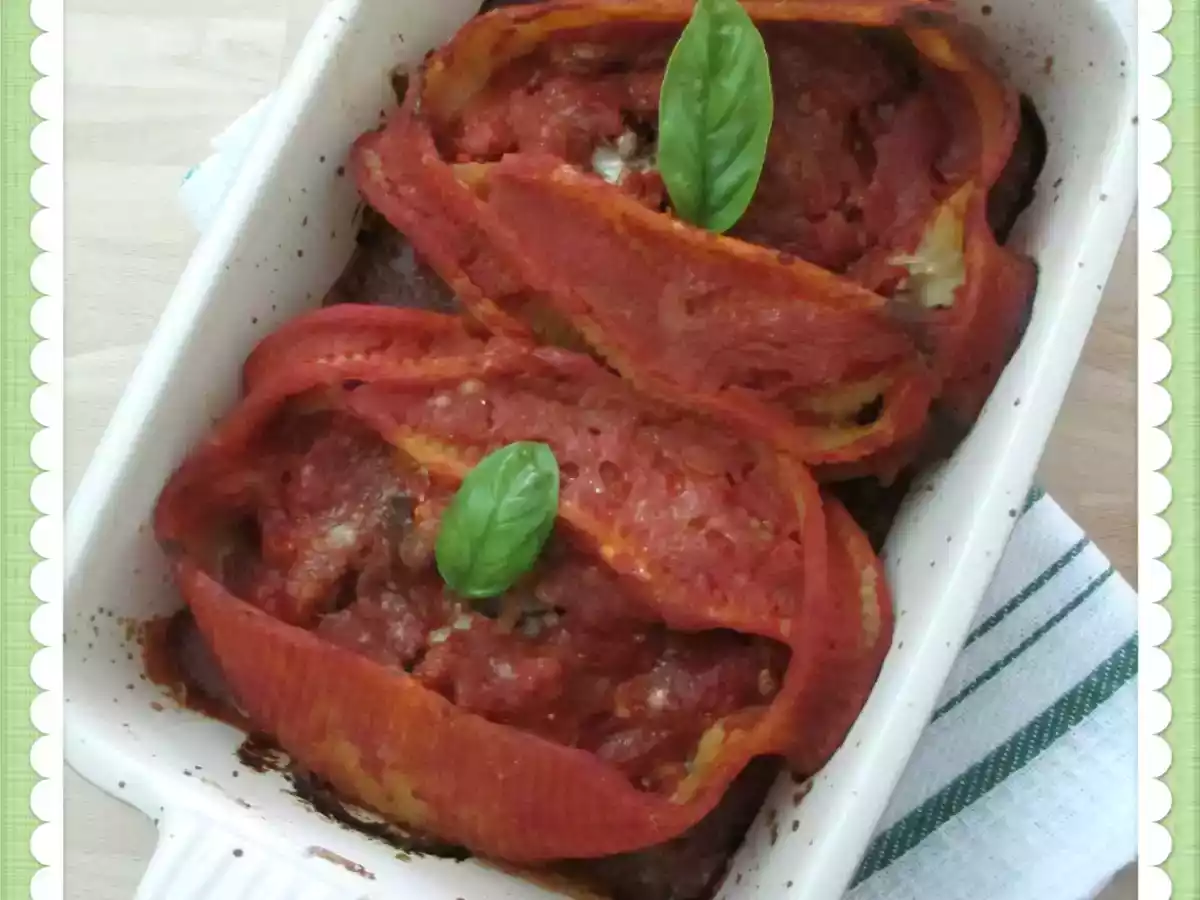 LE CACCAVELLE AL FORNO RIPIENE DI CARNE E RICOTTA