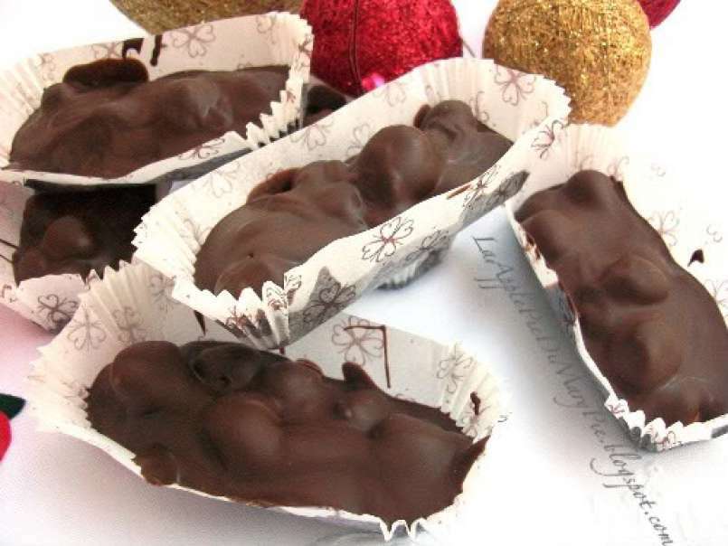 Le (st)Renne di Natale: Torroncini al cioccolato e nocciole