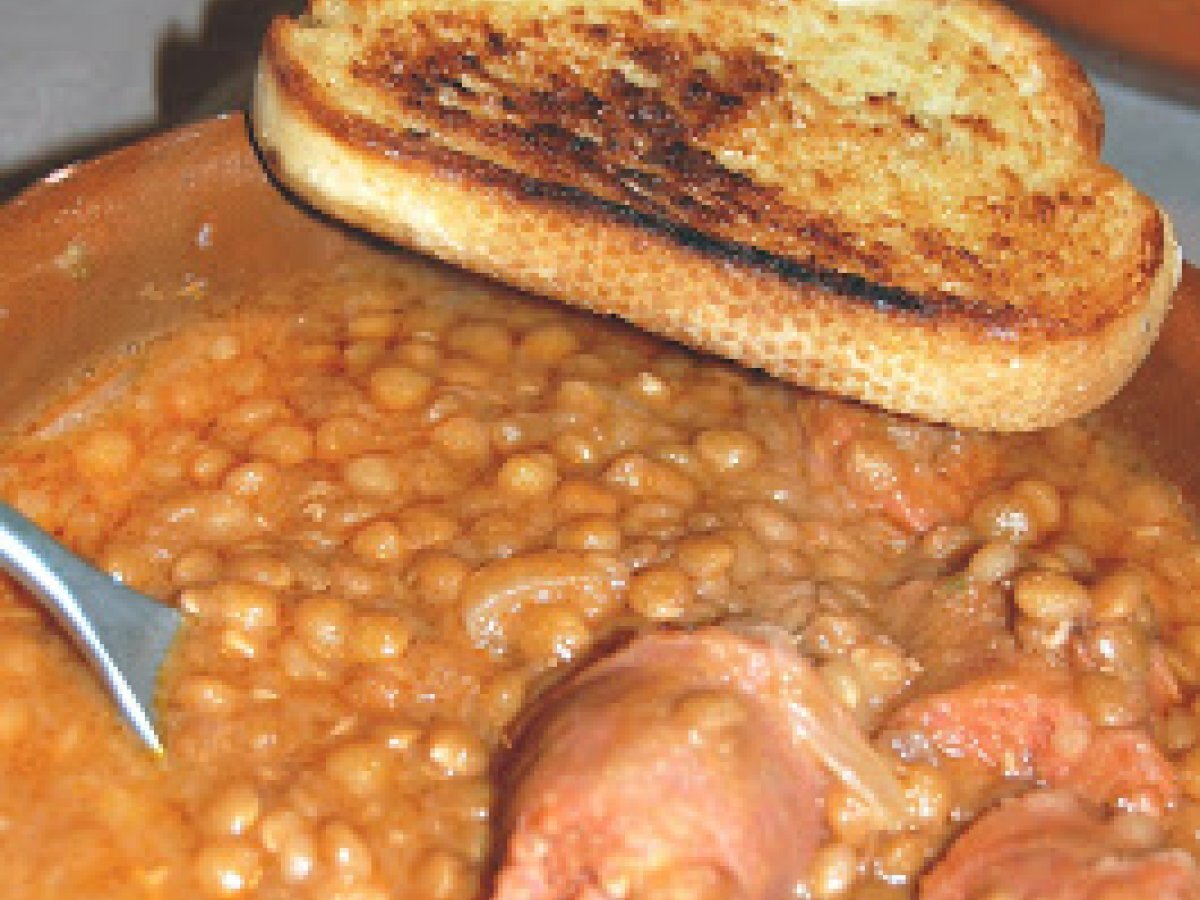 Lenticchie con chorizo