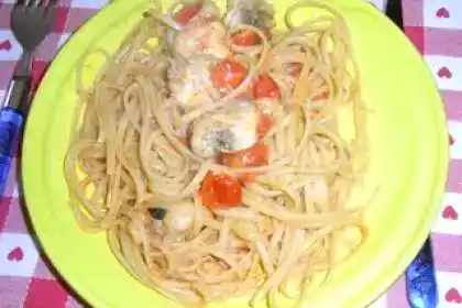 Linguine al sugo di rana pescatrice
