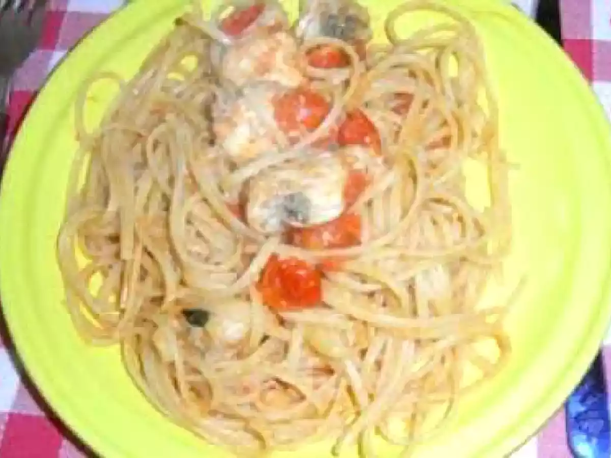 Linguine al sugo di rana pescatrice
