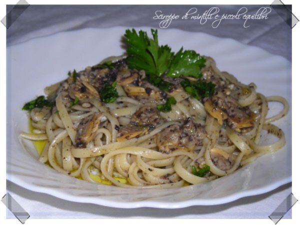 Linguine alle vongole e salsa di tartufo nero