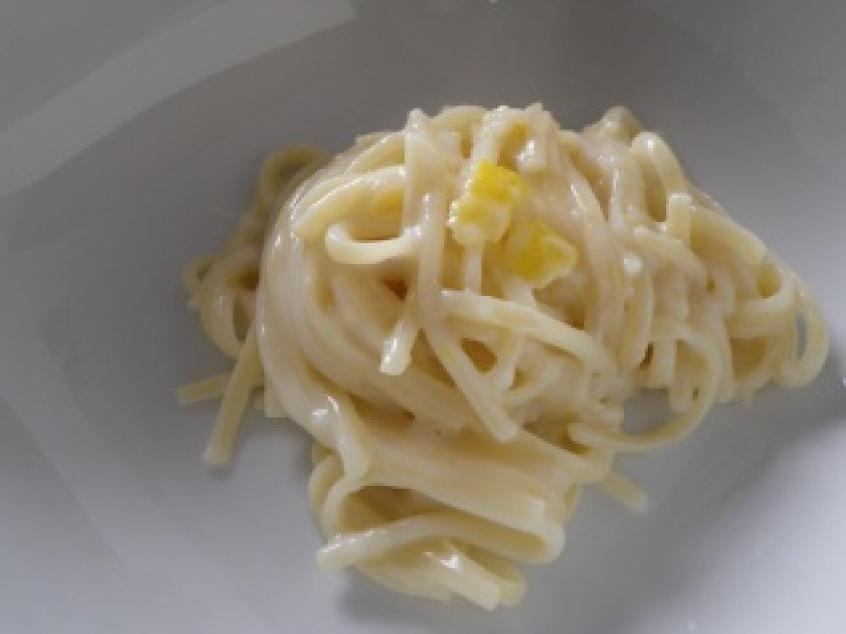 Linguine limone e brandy