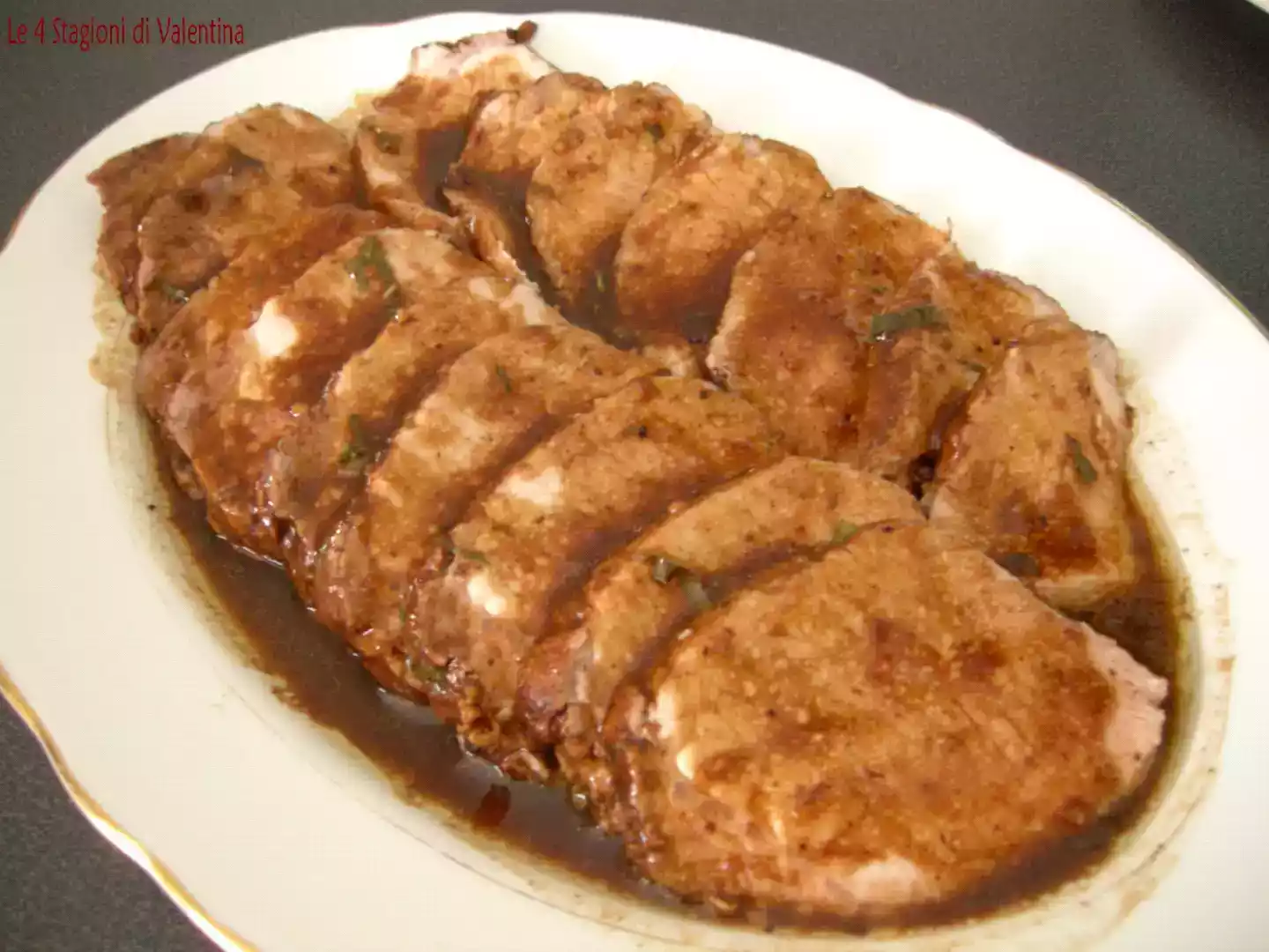 Lonza al balsamico e menta