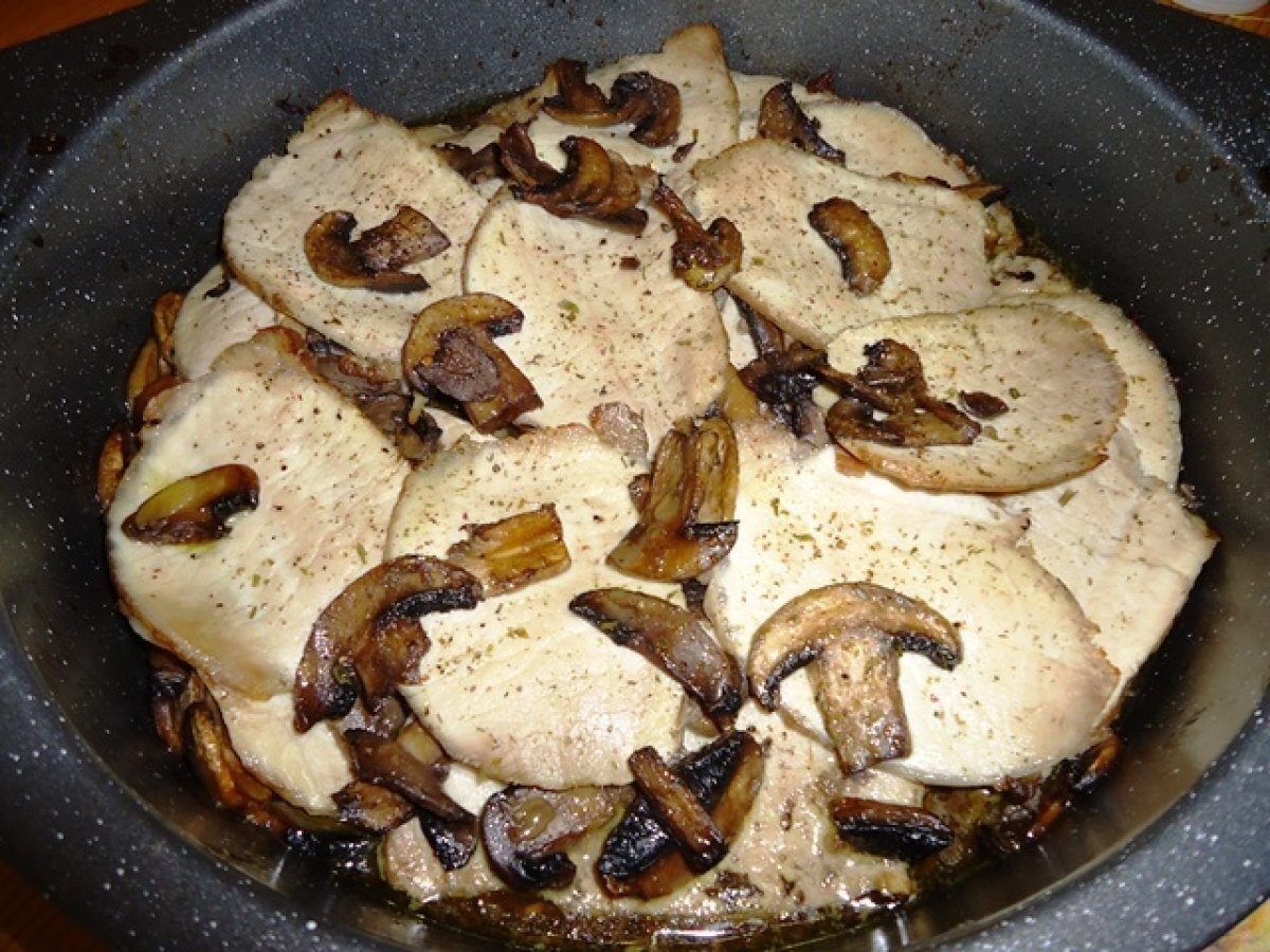 LONZA ARROSTO CON FUNGHI