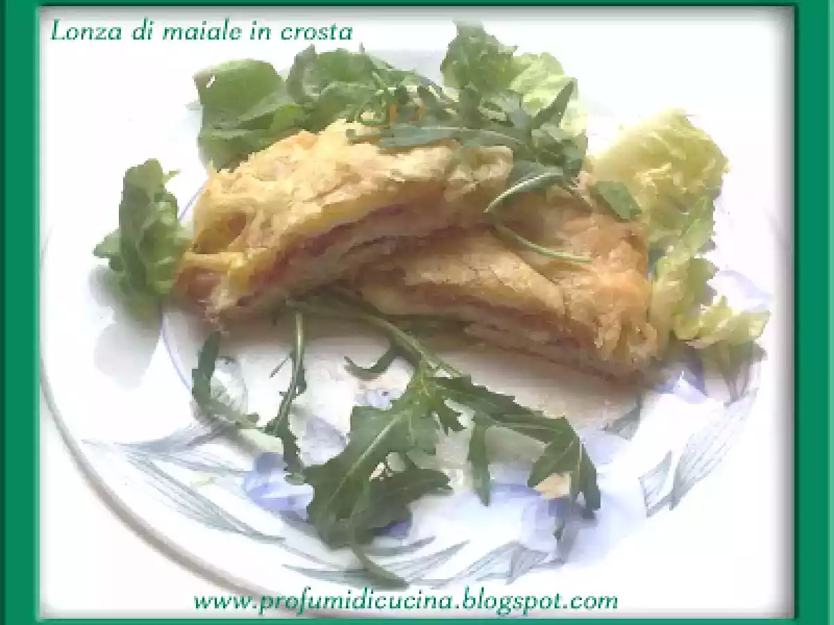 Lonza di maiale in crosta