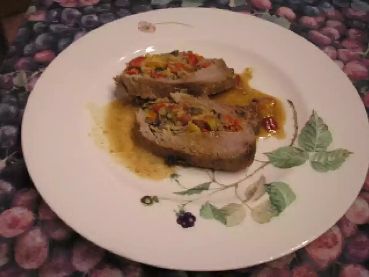 LONZA RIPIENA DI PEPERONI