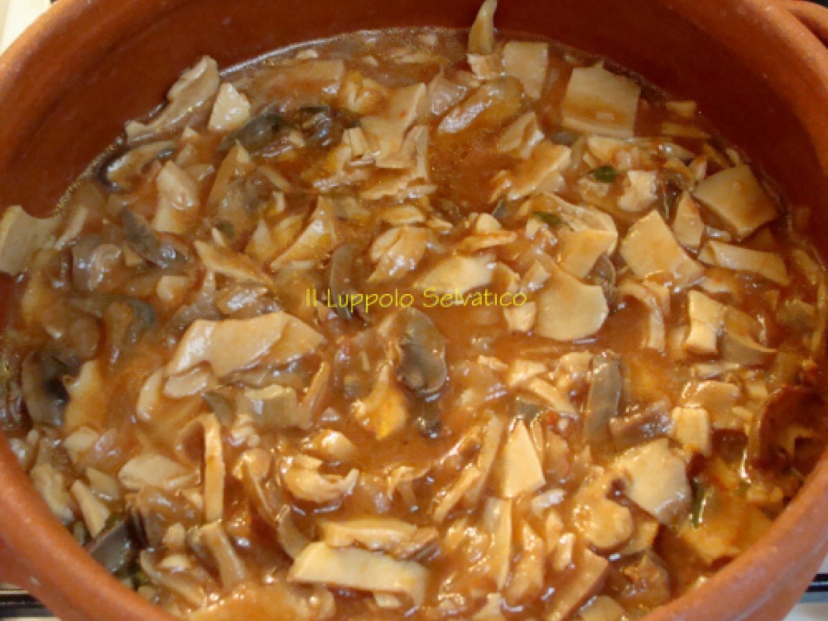 Lumache in umido con porcini