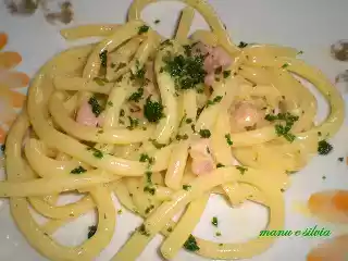 Maccheroni calabresi alla carbonara