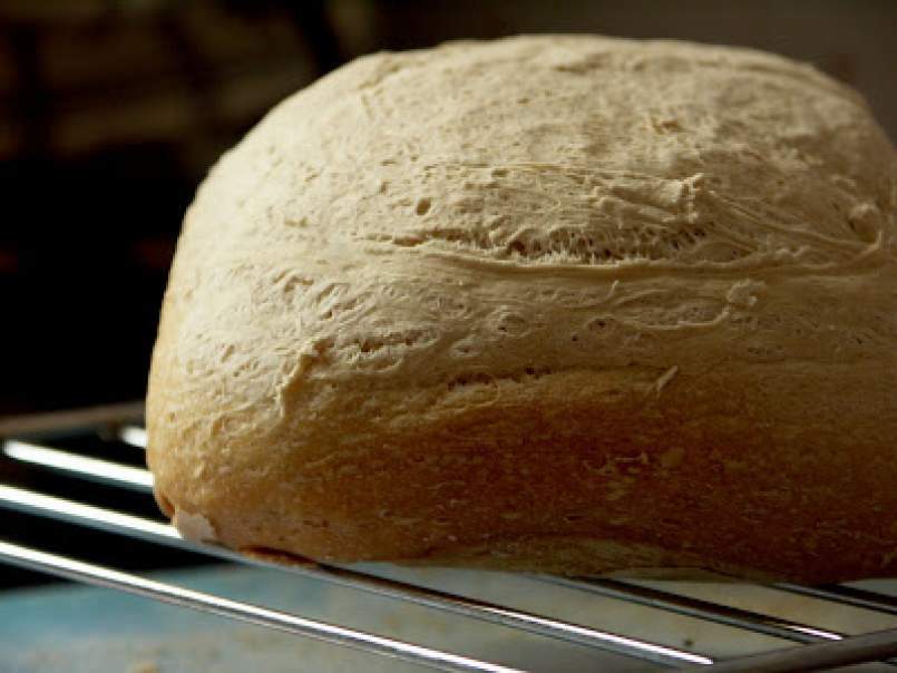 Macchina del pane: pane casereccio a lunga durata con crosta bianca croccante, foto 2