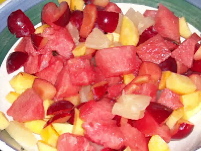 MACEDONIA ALL'ANICE - Fruit salad to the anise, foto 3
