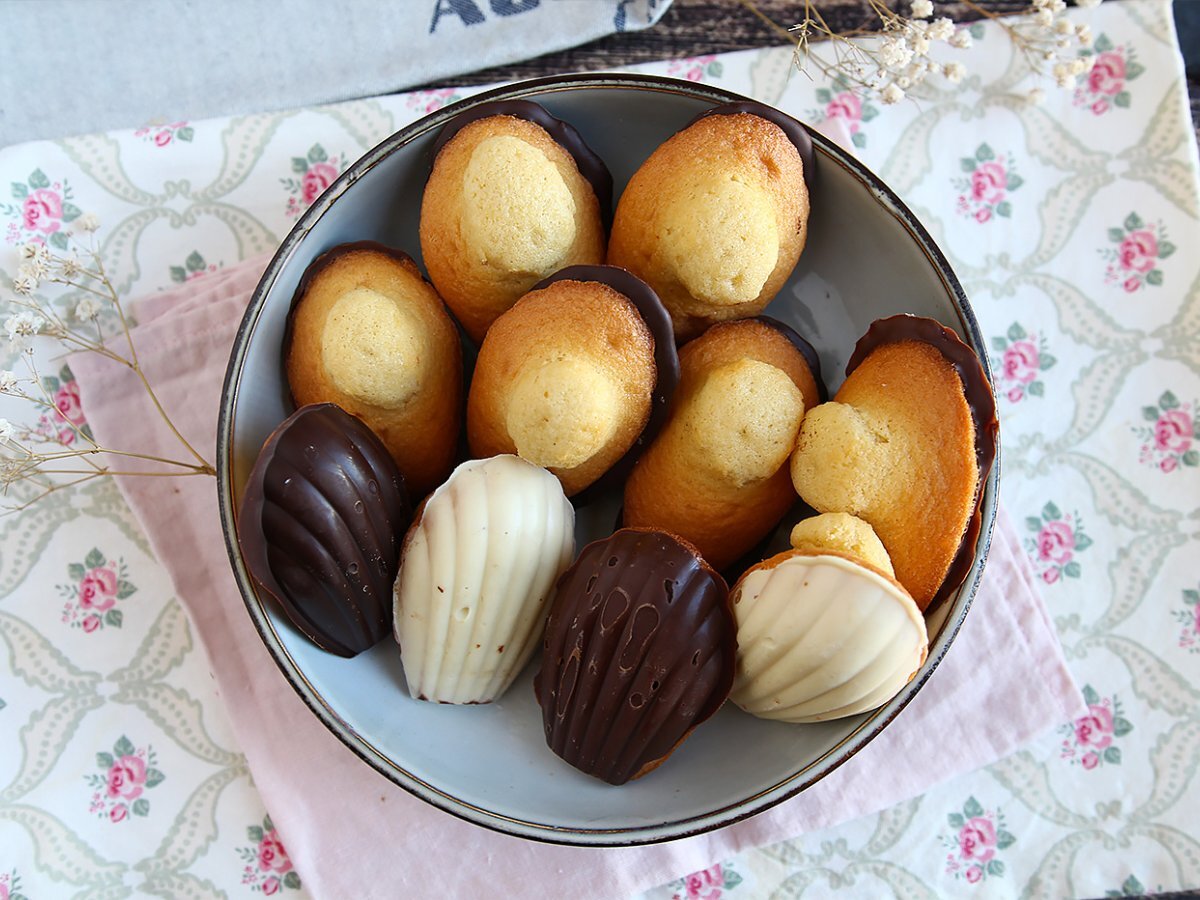 Madeleine con base al cioccolato - foto 3