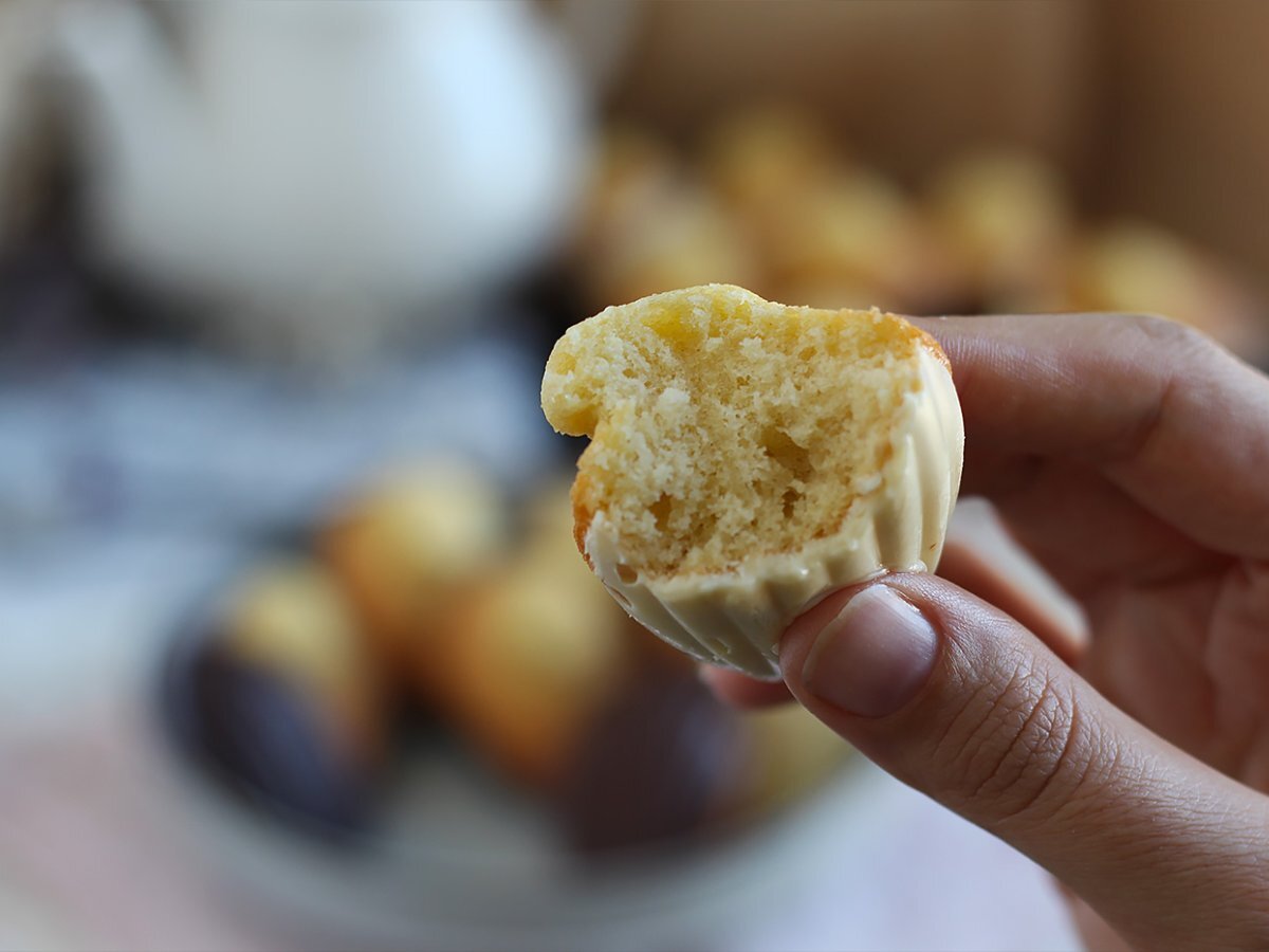 Madeleine con base al cioccolato - foto 4