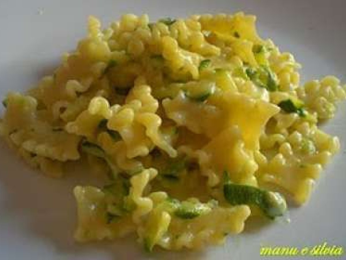 Mafalde corte in crema di Burrata e zucchine