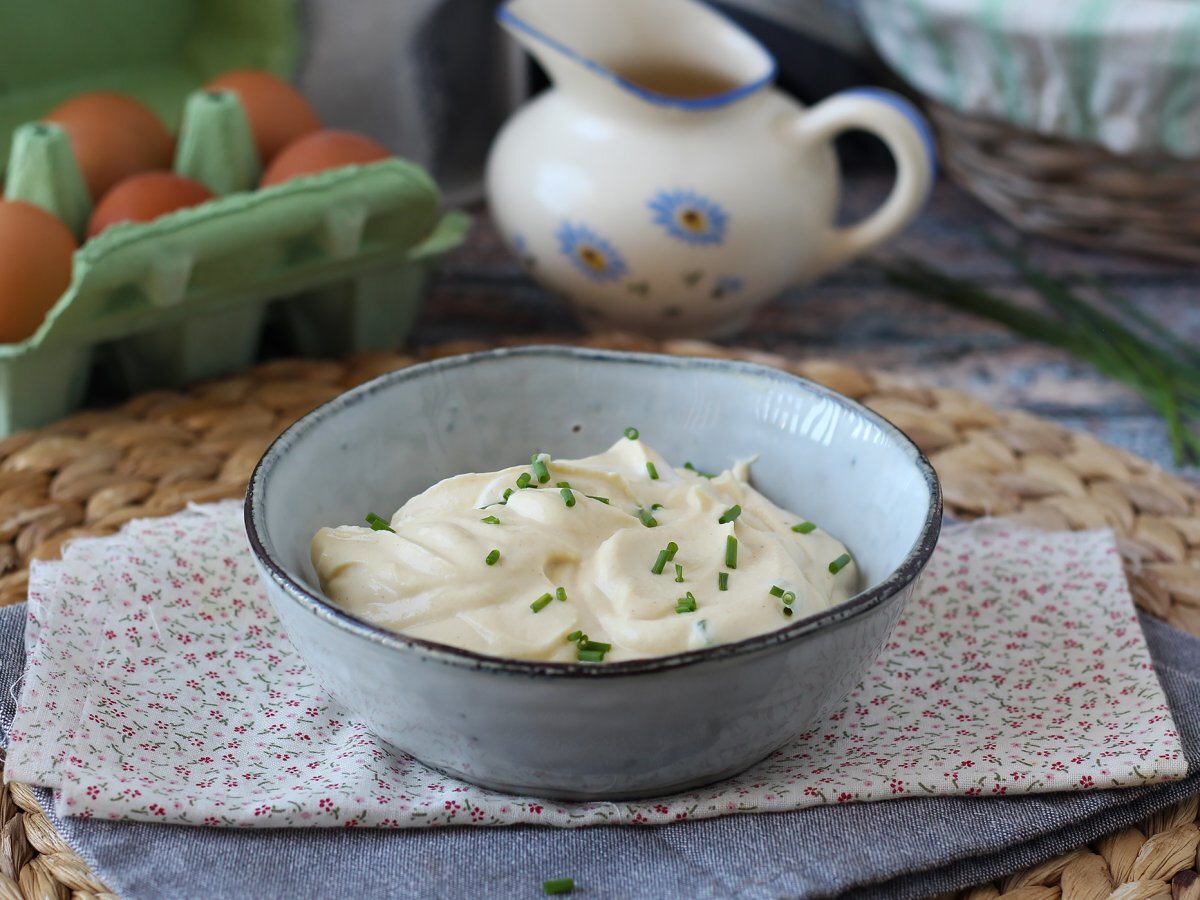 Maionese leggera senza olio. Perfetta se non volete mangiare le uova crude! - foto 2