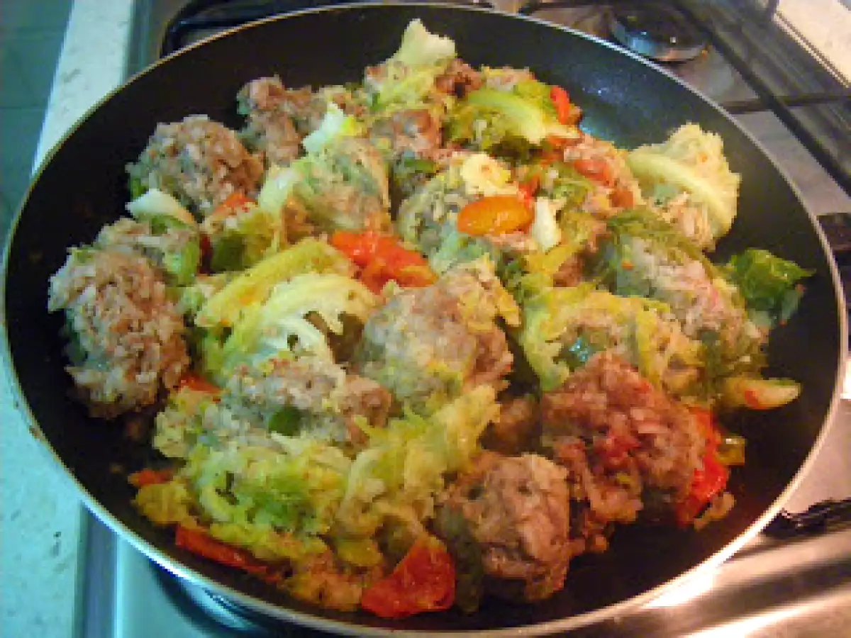 Malfouffe, Parmigiano e Zucchine al vapore